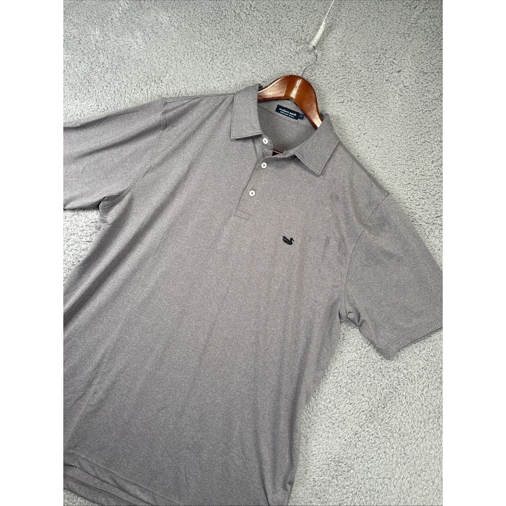 Southern Marsh Polo Shirt Mens Medium Gray Azores Performance‎ Short Sleeve READ